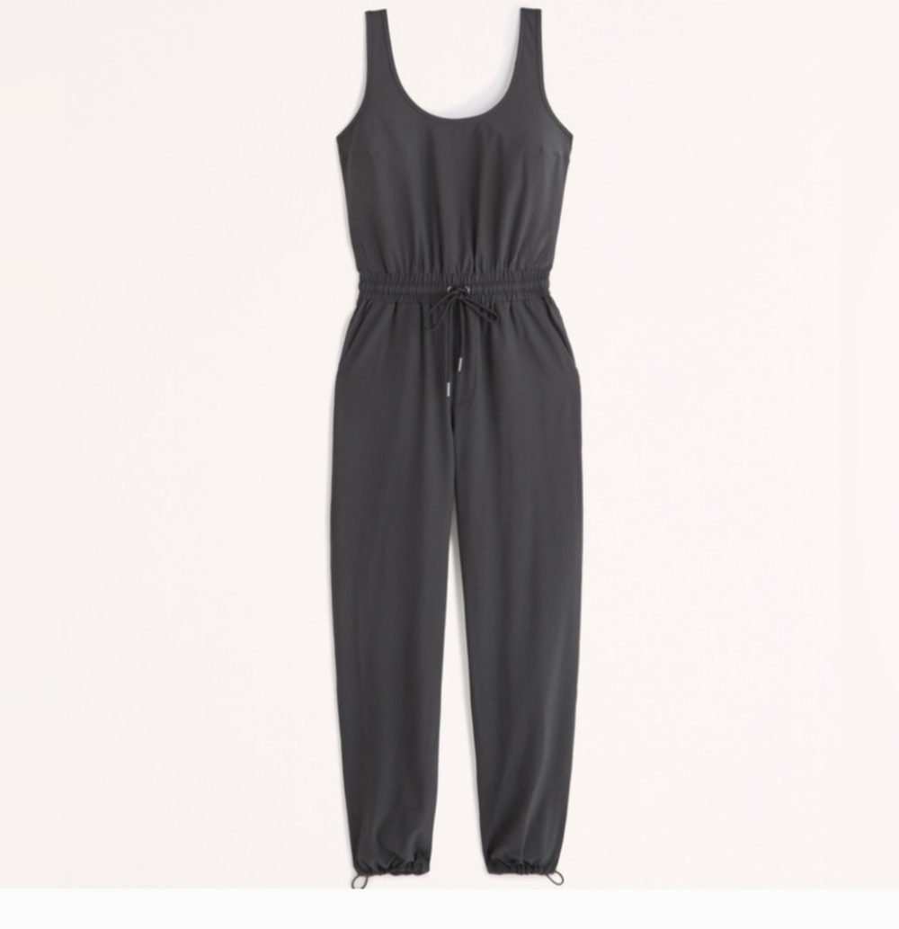 Abercrombie & Fitch Traveler Elastic Jogger Jumpsuit Size XL Tall